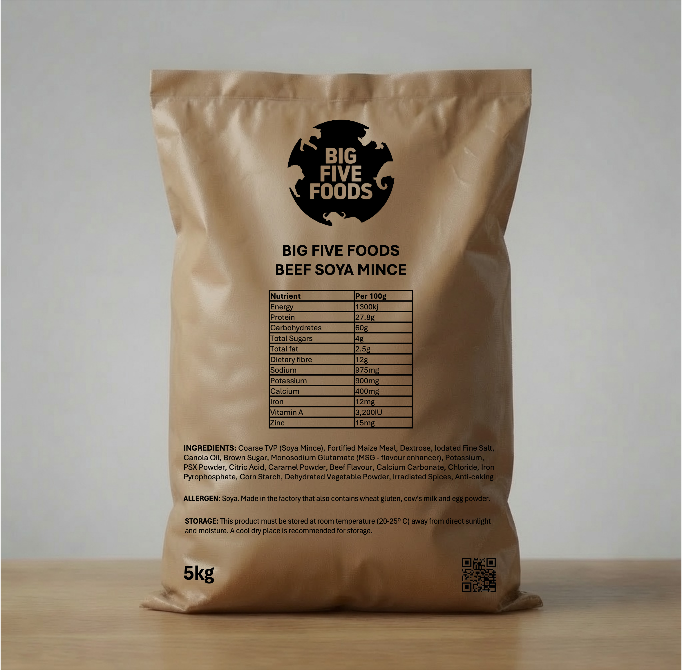 NSNP Soya Mince Beef - 5kg