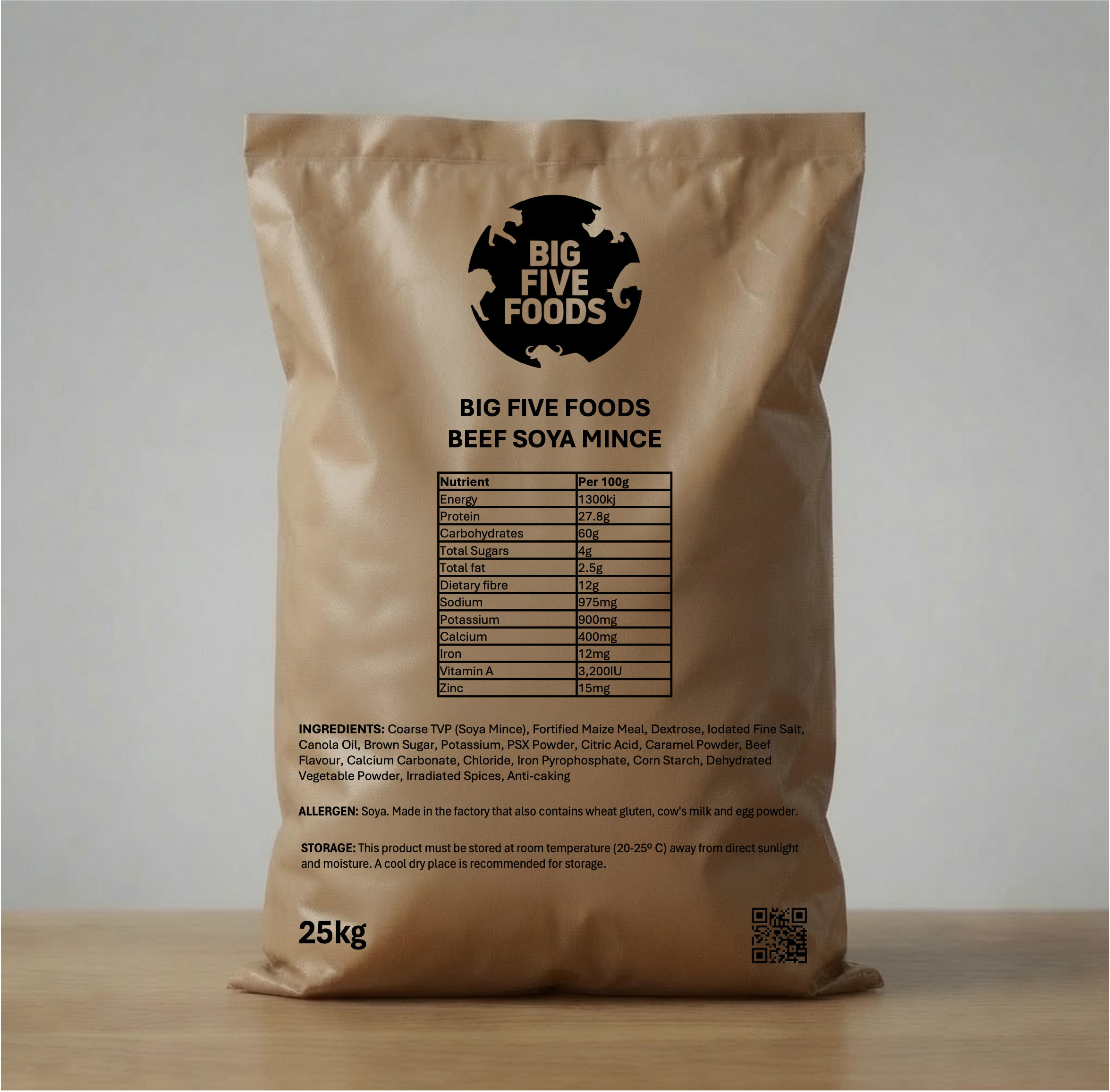 NSNP Soya Mince Beef - 25kg